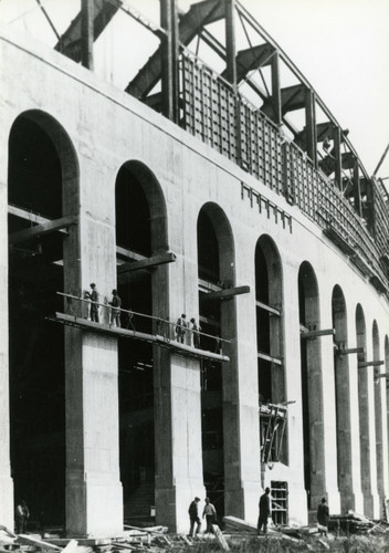 1922 Stadium Construction Ohio State Buckeyes Licensed Unsigned Photo