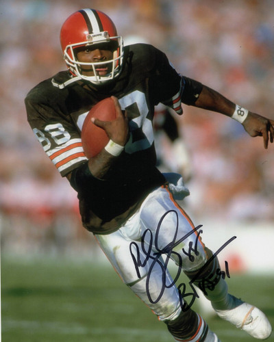 Reggie Langhorne Cleveland Browns 8-7 8x10 Autographed Photo - Certified Authentic