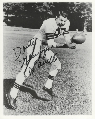 Dante Lavelli Cleveland Browns 8-5 8x10 Autographed Photo - Certified Authentic