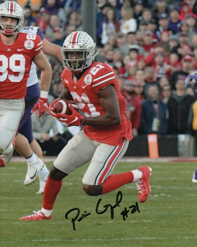 Parris Campbell Ohio State Buckeyes 8-5 8x10 Autographed Photo - Certified Authentic