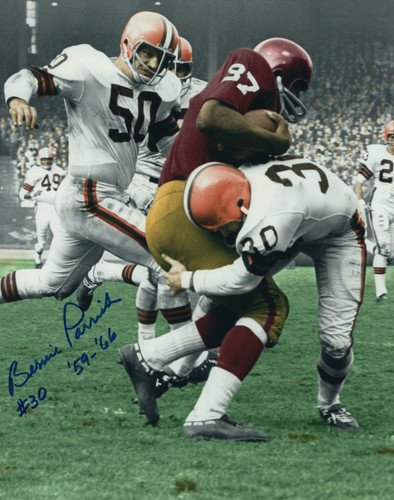 Bernie Parrish Browns 8-1 8x10 Autographed Photo - Certified Authentic