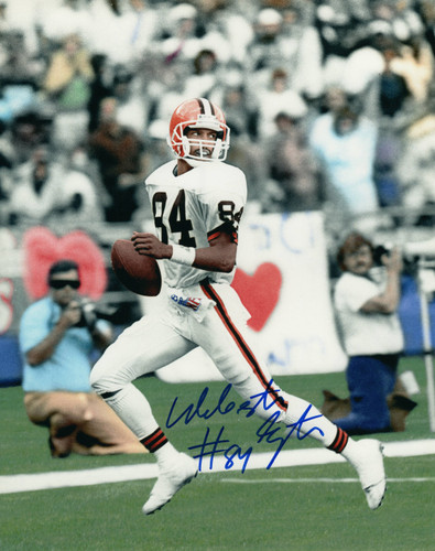 Webster Slaughter Browns 8-1 8x10 Autographed Photo - Certified Authentic