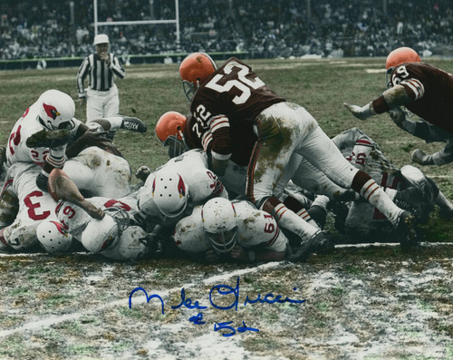 Mike Lucci Cleveland Browns 8-1 8x10 Autographed Photo - Certified Authentic