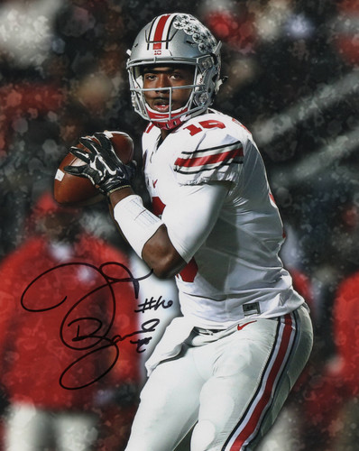 JT Barrett Ohio State Buckeyes 11-2 11x14 Autographed Signed Photo - Barrett Hologram