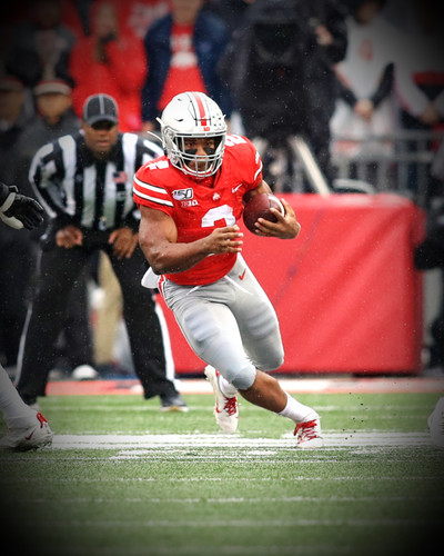 JK Dobbins Ohio State Buckeyes Licensed Unsigned Photo 35