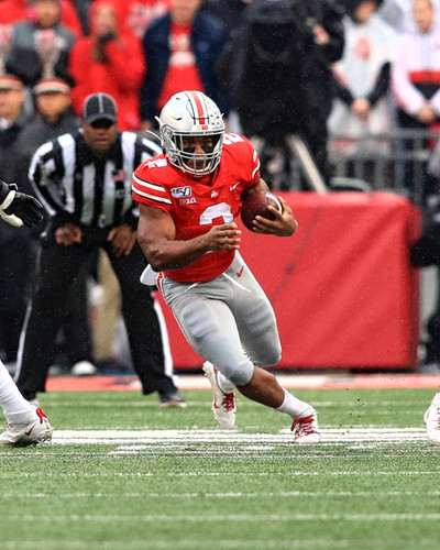 JK Dobbins Ohio State Buckeyes Licensed Unsigned Photo 36