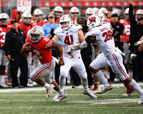 JK Dobbins Ohio State Buckeyes Licensed Unsigned Photo 54