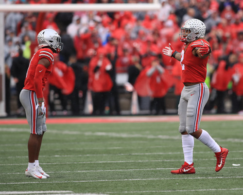 Chase Young & Jeff Okudah Ohio State Buckeyes Licensed Unsigned Photo