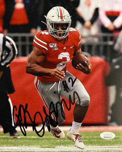 JK Dobbins Ohio State Buckeyes 16-1 16x20 Autographed Signed Photo - JSA Authentic