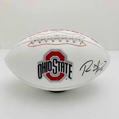Ryan Shazier Ohio State Buckeyes Autographed White Panel Football - PSA Authentic