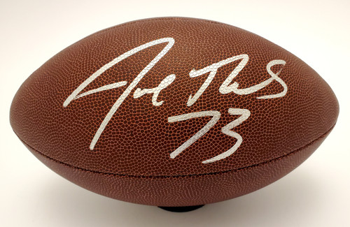 Joe Thomas Cleveland Browns Autographed Signed Supergrip Football - JSA Authentic