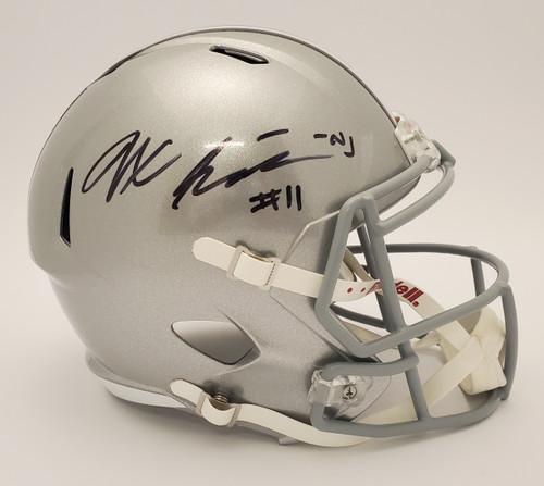 Jaxon Smith-Njigba Ohio State Buckeyes Autographed Signed Speed Replica Helmet - Beckett Authentic