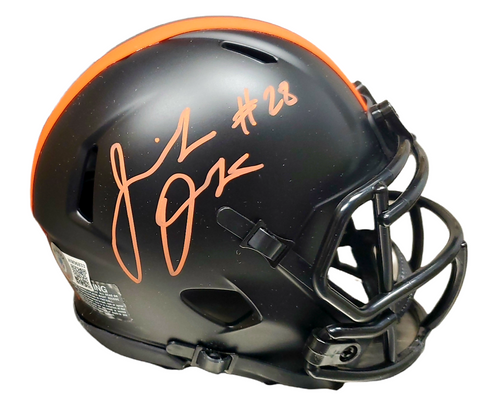 Jeremiah Owusu-Koramoah Cleveland Browns Autographed Signed Eclipse Mini Helmet - Beckett Authentic
