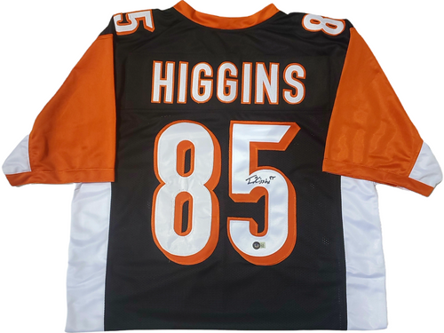 Tee Higgins Cincinnati Bengals Autographed Signed Black Old Style Jersey - Beckett Authentic