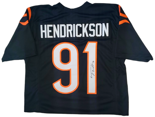 Trey Hendrickson Cincinnati Bengals Autographed Signed Black Jersey - JSA Authentic