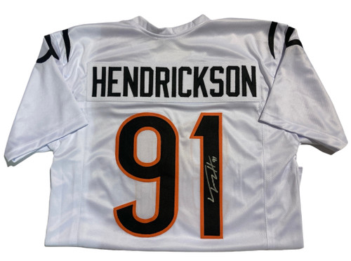 Trey Hendrickson Cincinnati Bengals Autographed Signed White Jersey - JSA Authentic