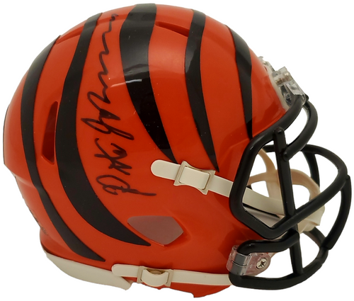 Pete Johnson Cincinnati Bengals Autographed Speed Mini Helmet - JSA Authentic