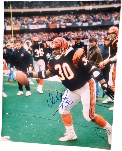 Icky Woods Cincinnati Bengals 16x20 16-1 Autographed Photo - JSA Authentic