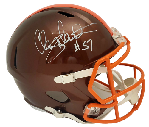 Clay Matthews Cleveland Browns Autographed Flash Replica Helmet - Certified Authentic