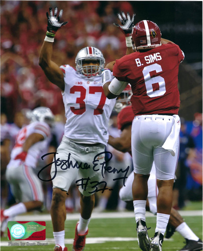 Joshua Perry Ohio State Buckeyes 8-7 8x10 Autographed Photo - Certified Authentic