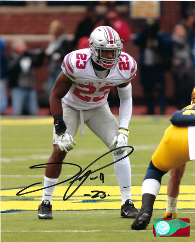Tyvis Powell Ohio State Buckeyes 8-2 8x10 Autographed Photo - Certified Authentic