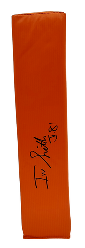 Irv Smith Jr. Cincinnati Bengals Autographed Pylon - Beckett Authentic