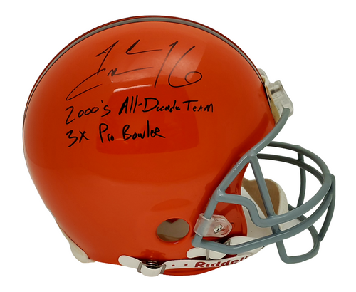 Josh Cribbs Cleveland Browns Autographed Pro Line Authentic Helmet w/ Inscriptions - Beckett Authentic