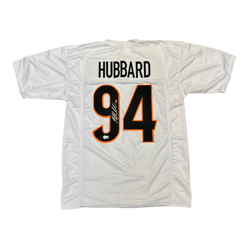 Sam Hubbard Cincinnati Bengals Autographed White Custom Jersey - Beckett Authentic