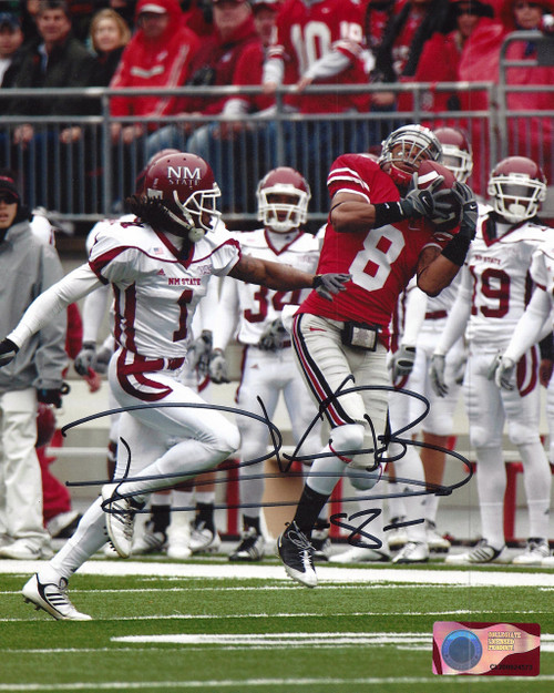 DeVier Posey OSU 8-11 8x10 Autographed Photo - Certified Authentic