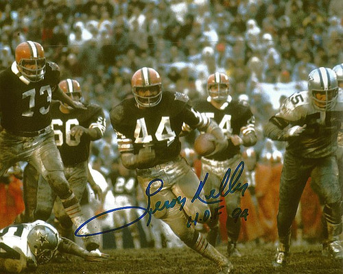 Leroy Kelly Browns 8-4 8x10 Autographed Photo - Certified Authentic