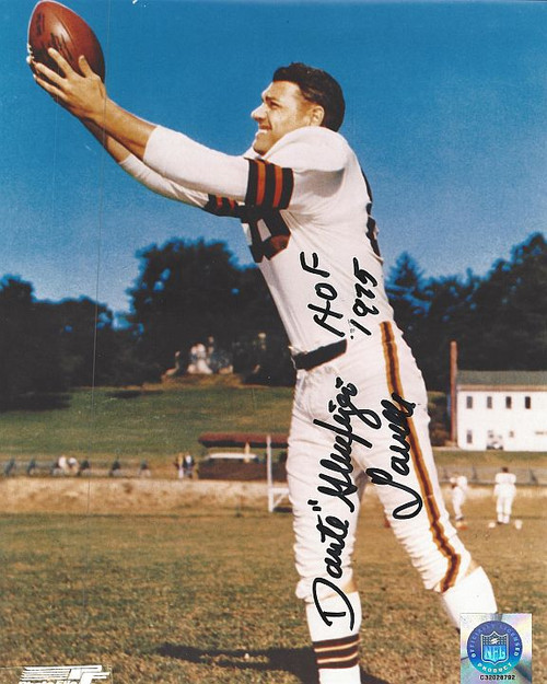 Dante Lavelli Cleveland Browns 8-1 8x10 Autographed Photo - Certified Authentic