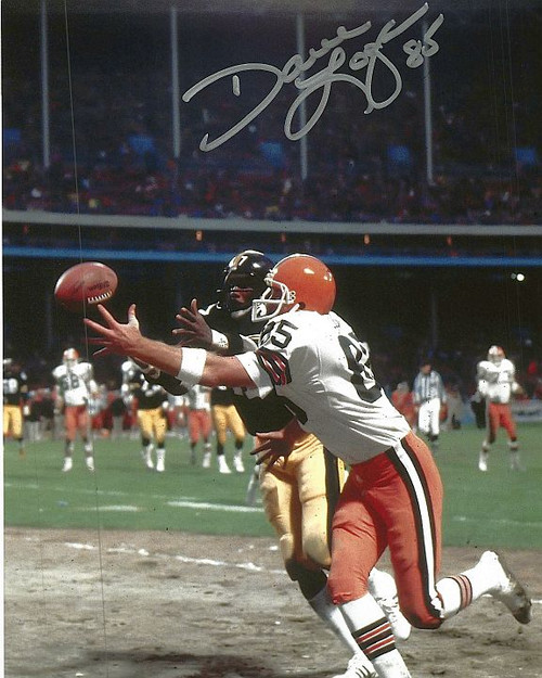 Dave Logan Browns 8-2 8x10 Autographed Photo - Certified Authentic