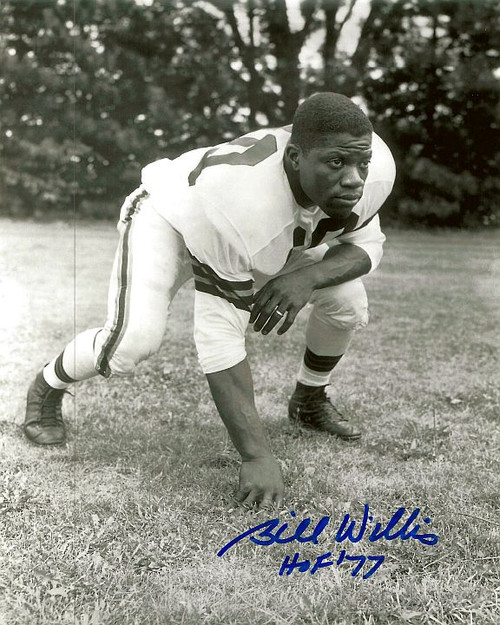 Bill Willis Browns 8-1 8x10 Autographed Photo - Certified Authentic