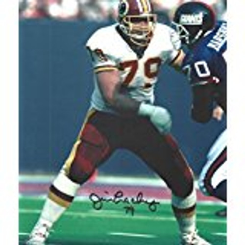 Jim Lachey Washington Redskins 8-2  8x10 Autographed Photo - Certified Authentic