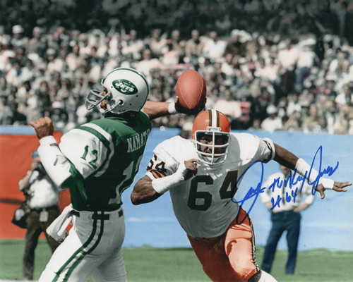 Turkey Jones Cleveland Browns 8-3 8x10 Autographed Photo - Certified Authentic