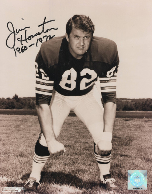 Jim Houston Cleveland Browns 8-4 8x10 Autographed Photo - Certified Authentic