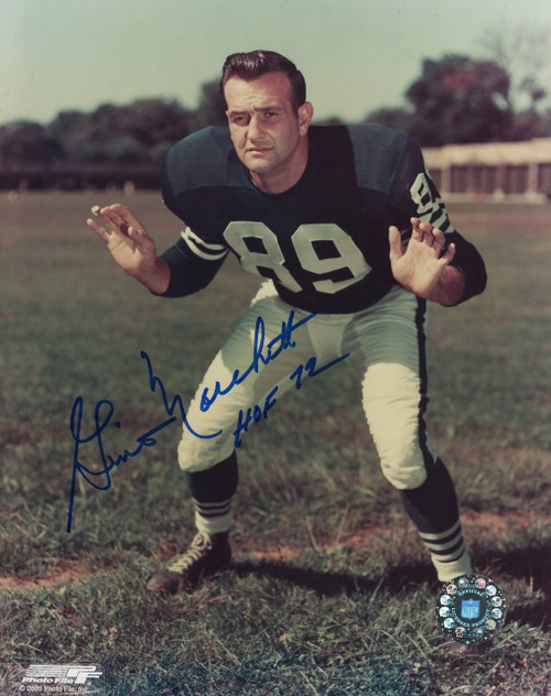 Gino Marchetti Baltimore Colts 8-1 8x10 Autographed Photo - Certified Authentic