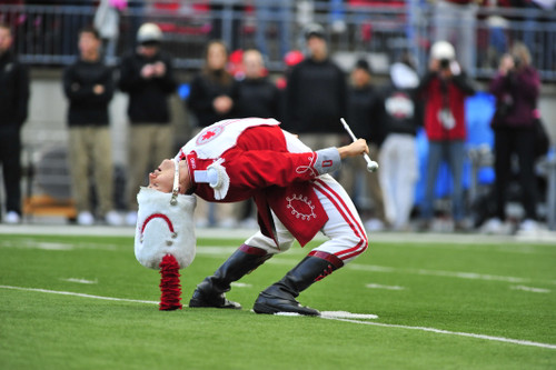 Ohio State Buckeyes Marching Band Drum Major Licensed Unsigned Photo (2)