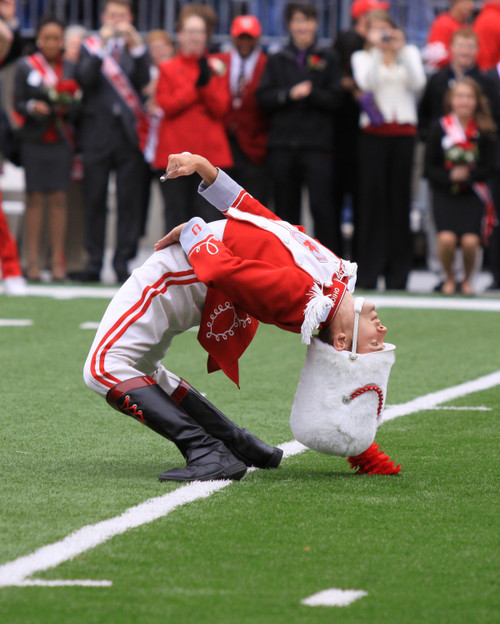 Ohio State Buckeyes Marching Band Drum Major Licensed Unsigned Photo (3)