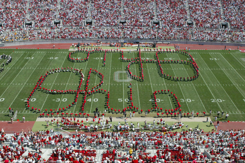 Ohio State Buckeyes Marching Band Script Ohio Licensed Unsigned Photo (2)
