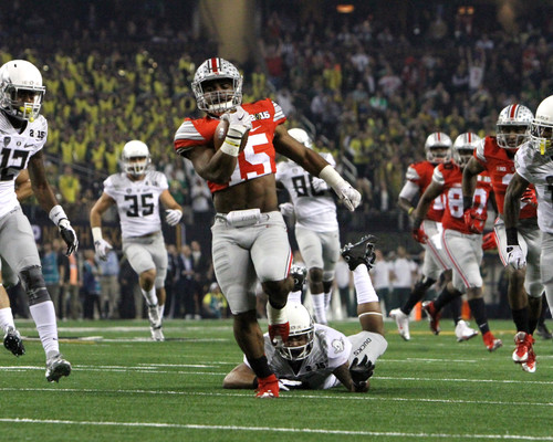 Ezekiel Elliott Ohio State Buckeyes Licensed Unsigned Photo