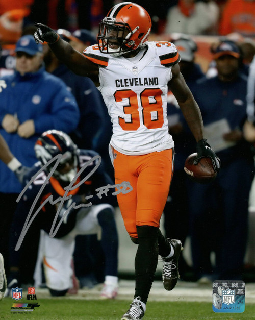 TJ Carrie Cleveland Browns 8-1 8x10 Autographed Photo - Certified Authentic