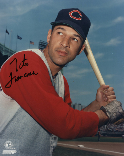 Tito Francona Cleveland Indians 8-1 8x10 Autographed Photo - Certified Authentic