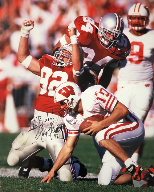 Matt Finkes Ohio State Buckeyes 16-1 16x20 Autographed Signed Photo - Certified Authentic
