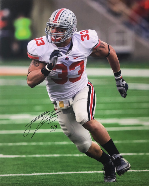 James Laurinaitis Ohio State Buckeyes 16-4 16x20 Autographed Signed Photo - Certified Authentic