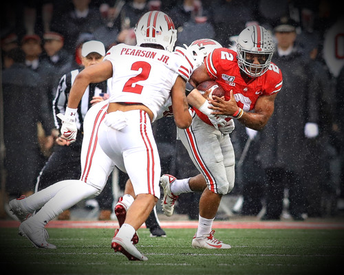 JK Dobbins Ohio State Buckeyes Licensed Unsigned Photo 29