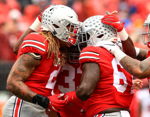 Robert Landers & Chase Young Ohio State Buckeyes Licensed Unsigned Photo 6