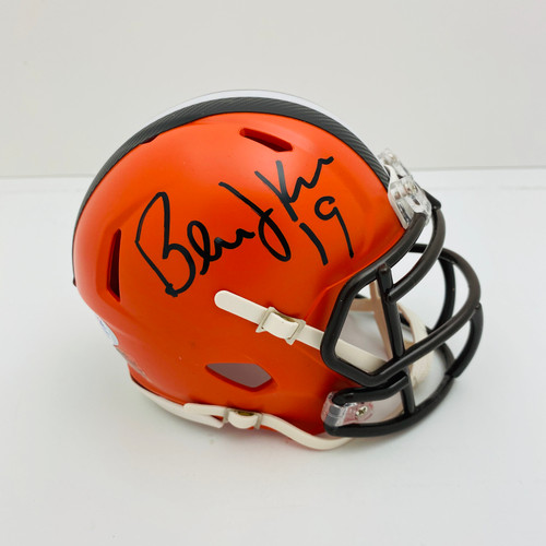 bernie kosar signed helmet