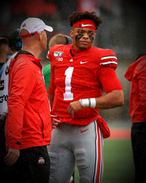 Justin Fields Ohio State Buckeyes Licensed Unsigned Photo 10