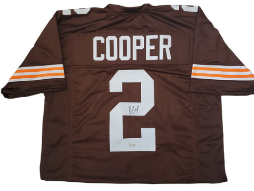 Amari Cooper Cleveland Browns Autographed Signed Jersey - Beckett Authentic